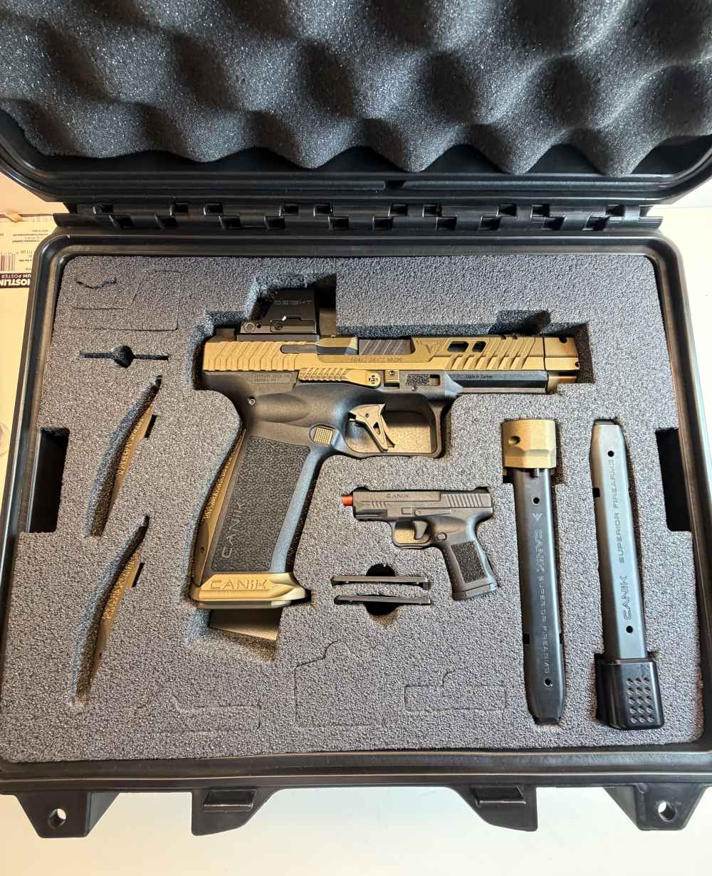 Canik TTI Combat 9mm 3-18rd Mags Pistol Bundle Optic Night Sights   LNIB-img-1