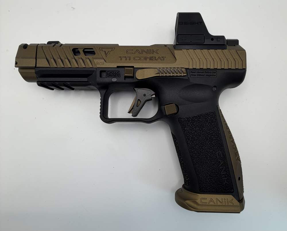 Canik TTI Combat 9mm 3-18rd Mags Pistol Bundle Optic Night Sights   LNIB-img-6