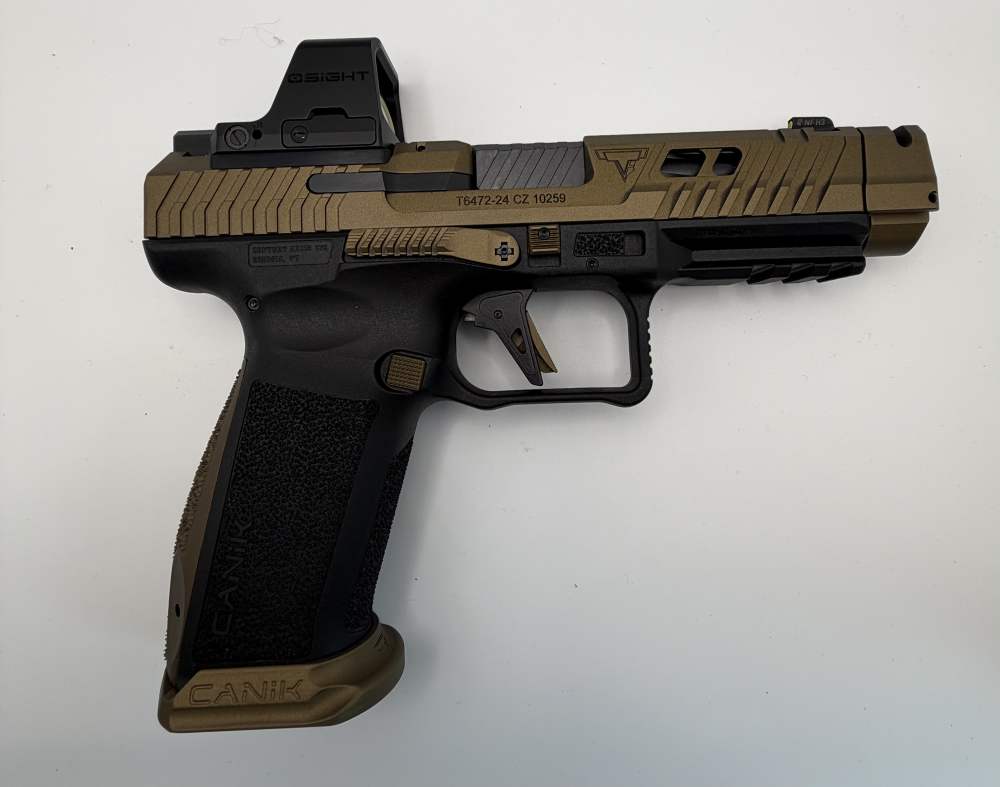 Canik TTI Combat 9mm 3-18rd Mags Pistol Bundle Optic Night Sights   LNIB-img-4