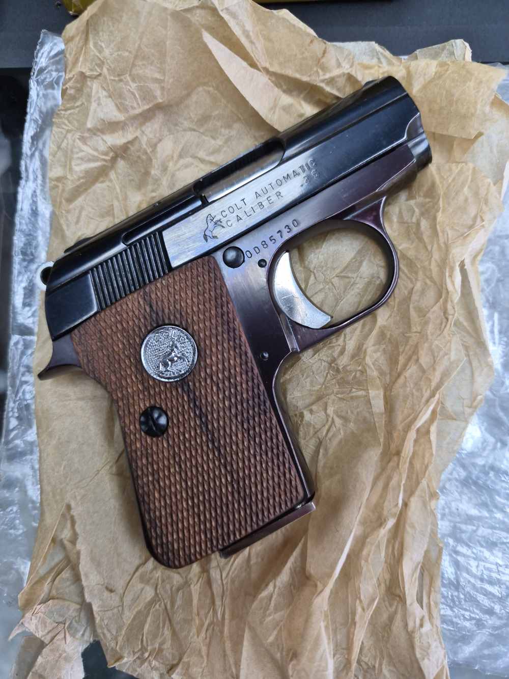  Colt .25 ACP Junior Pocket Pistols Pair —Consecutive Serial Numbers — 1973-img-3