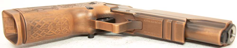 Alpha American AAF4 Custom 2011 Bronze Knights Templar 9mm / 5" -img-2