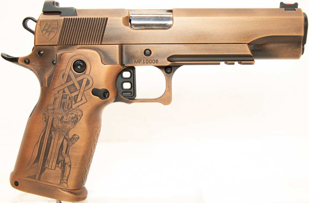 Alpha American AAF4 Custom 2011 Bronze Knights Templar 9mm / 5" -img-1