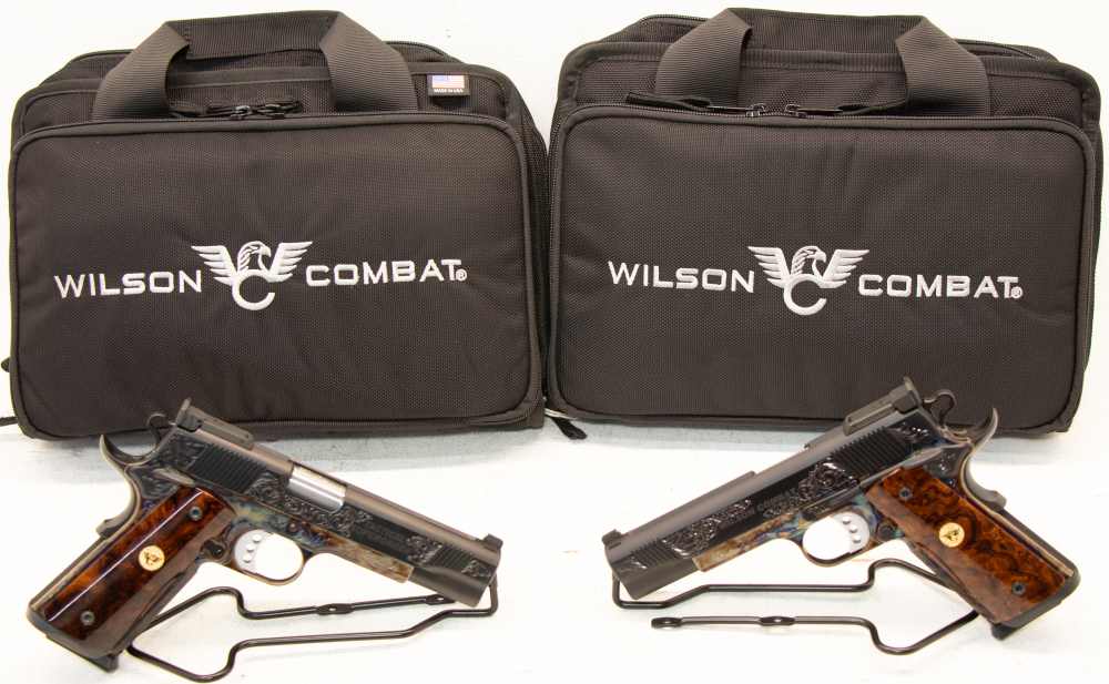 Wilson Combat Tactical Supergrade 1911 Pair Consecutive Serials 9mm & .45 -img-15