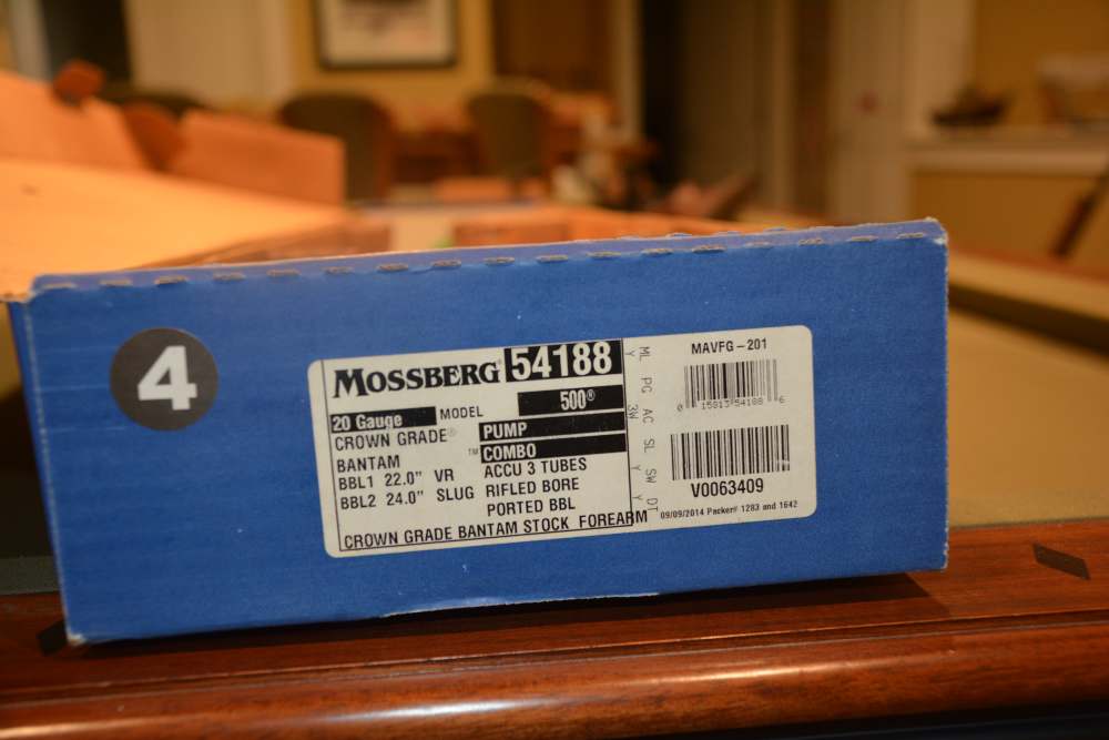 Mossberg model 500  shotguncombo 54188, 20  gauge new in box. FREE SHIPPING-img-1
