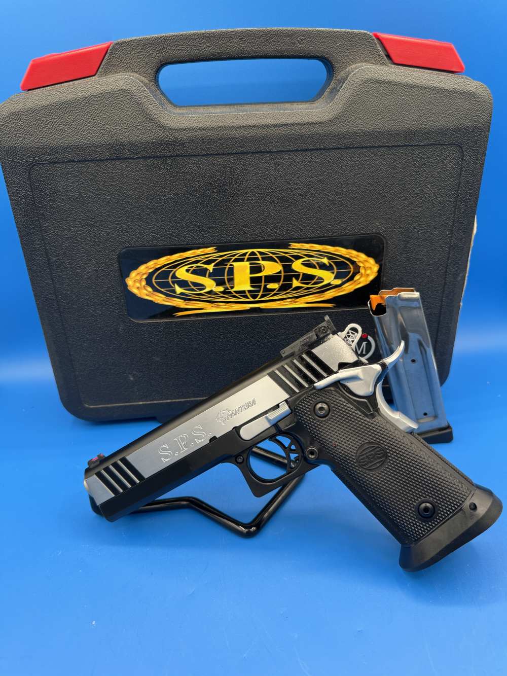 SPS PANTERA BLACK CHROME 40S&W MAC DS 1911 2011 LIKE NEW .01 No Reserve-img-0