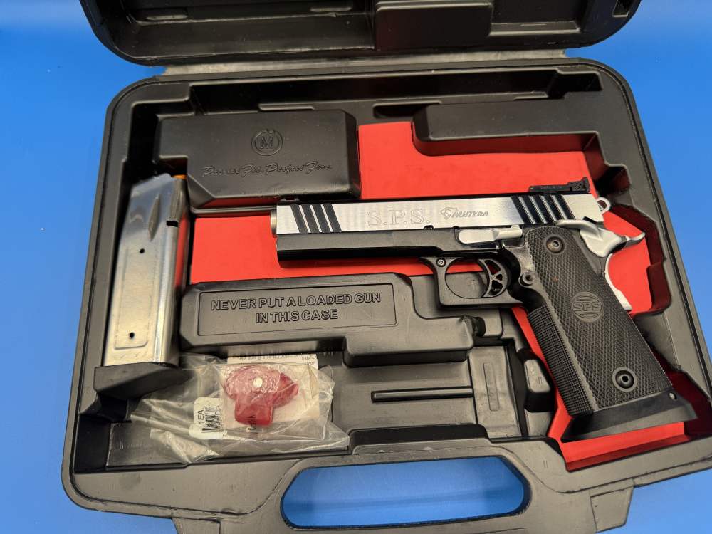 SPS PANTERA BLACK CHROME 40S&W MAC DS 1911 2011 LIKE NEW .01 No Reserve-img-2