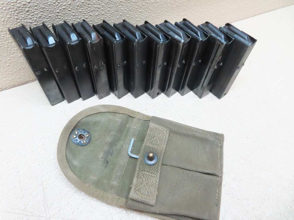 USGI M1 Carbine Magazine Lot – 11 Magazines + 1943 Dated Pouch-img-23