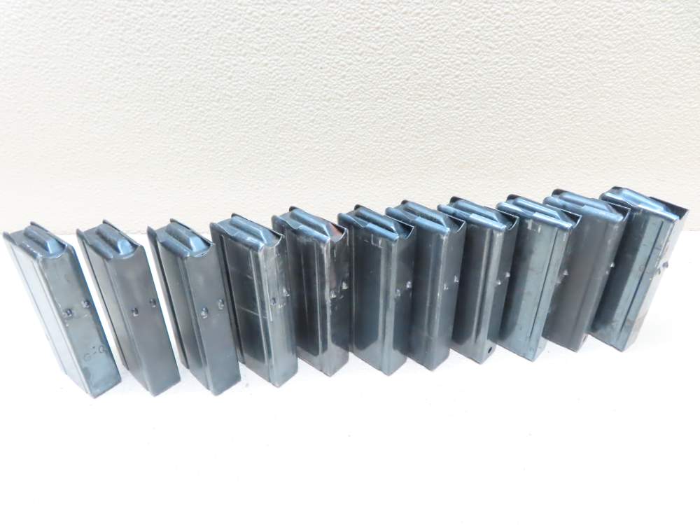 USGI M1 Carbine Magazine Lot – 11 Magazines + 1943 Dated Pouch-img-1