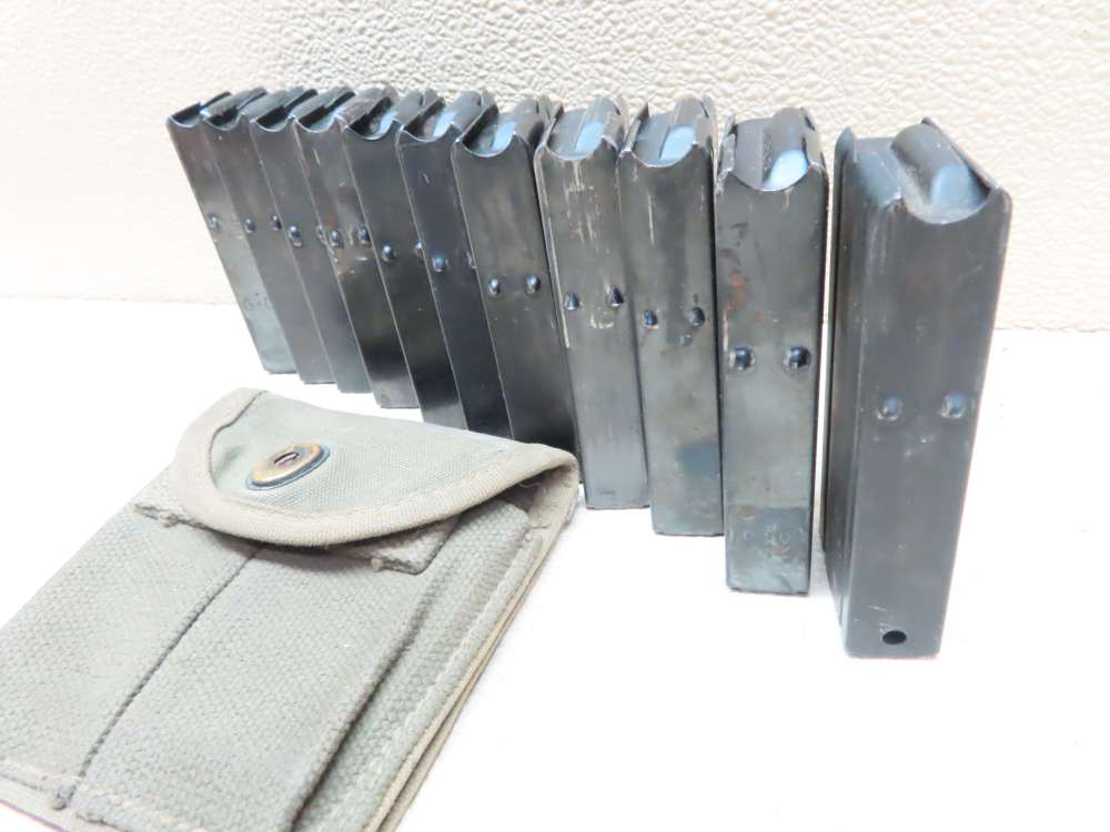 USGI M1 Carbine Magazine Lot – 11 Magazines + 1943 Dated Pouch-img-16