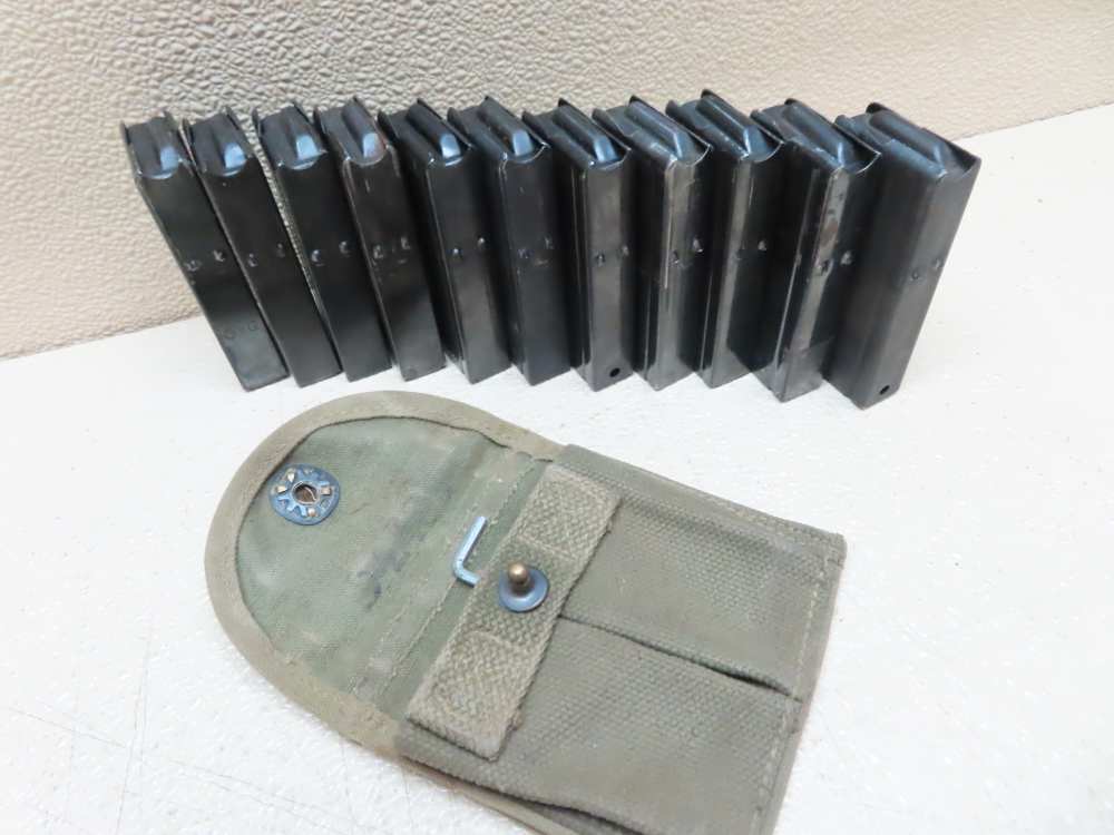 USGI M1 Carbine Magazine Lot – 11 Magazines + 1943 Dated Pouch-img-18