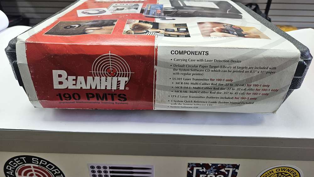BEAMHIT 190 PMTS LASER TRAINING SYSTEM – MODEL 190-1 – COMPLETE KIT W/ CASE-img-1