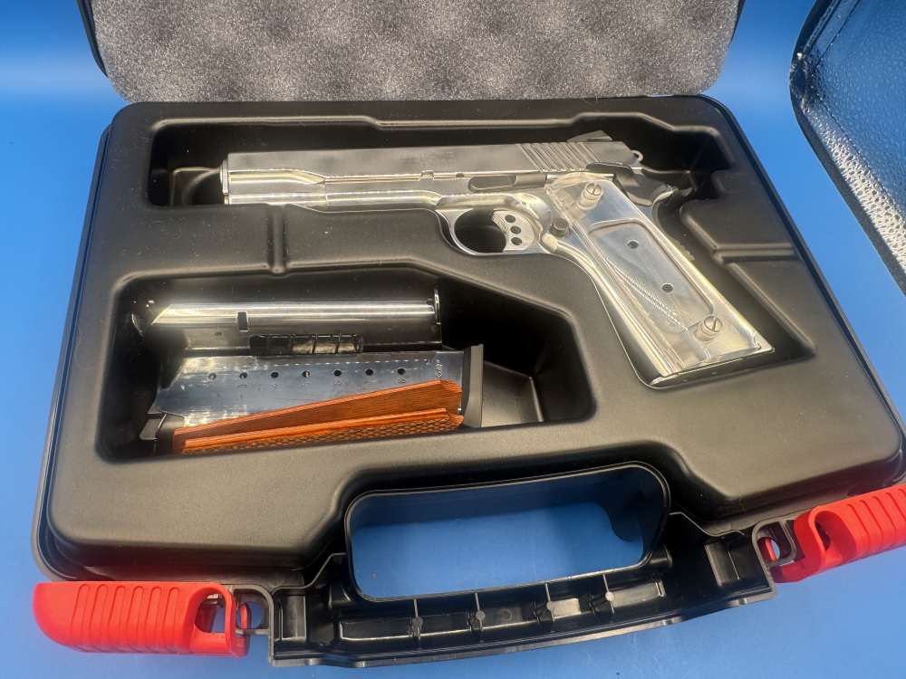 SPECTACULAR BRIGHT POLISHED Ruger SR 1911 45ACP 5" bbl NO RESERVE .01 Start-img-4