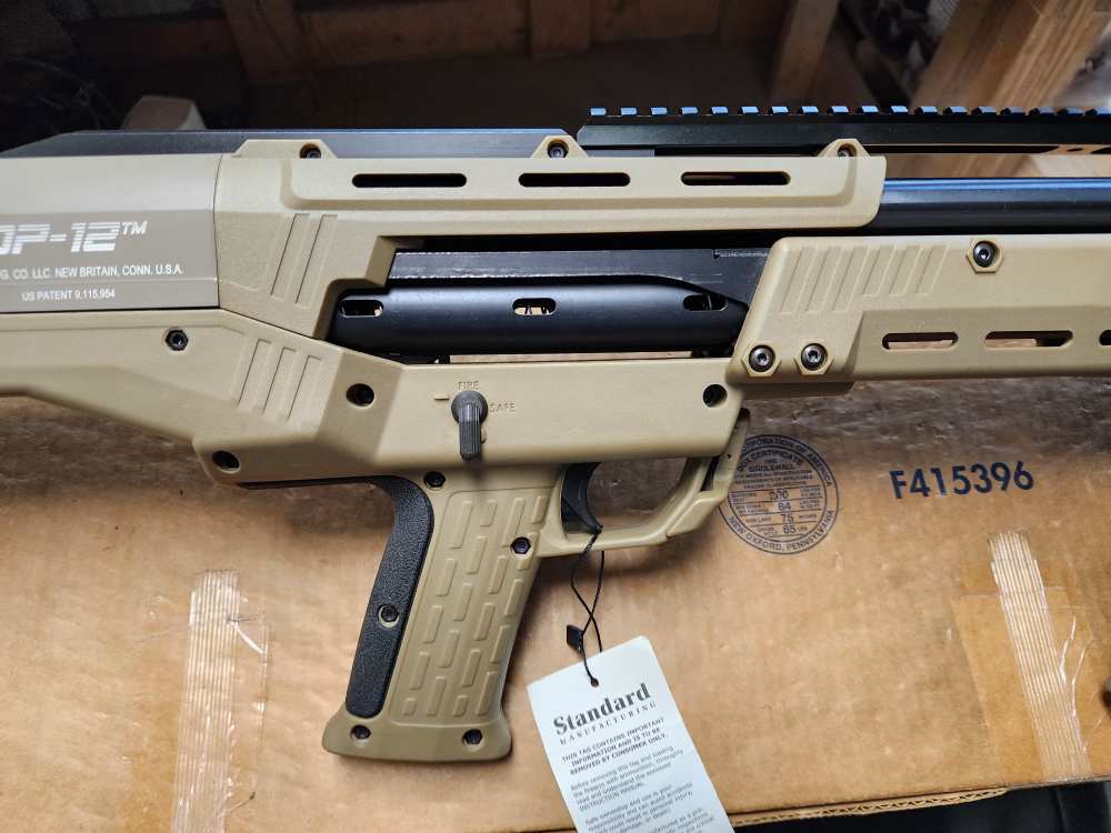 PICS! NEW STANDARD MANUFACTURING DP-12 PUMP SHOTGUN 12 GAUGE 18" FDE 14+2-img-5
