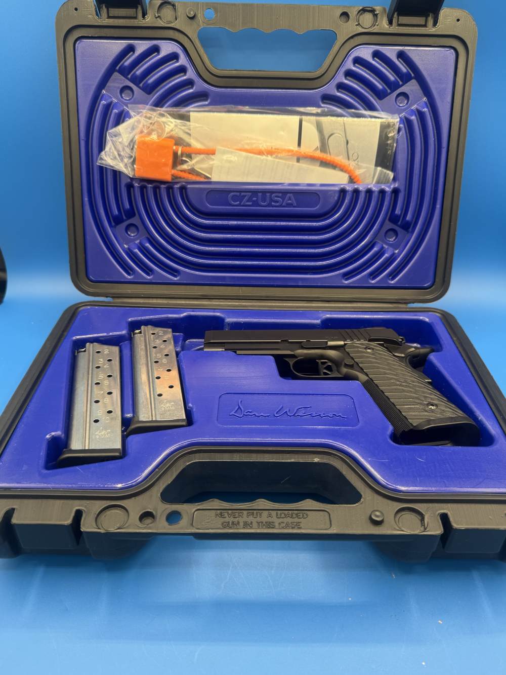 DAN WESSON TCP 9mm MINT Commander 1911 .01 start NO RESERVE-img-8