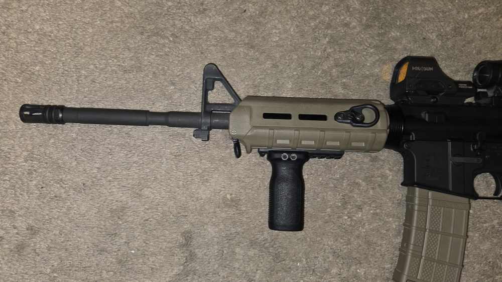 DEL-TON DTI-15 AR-15 w/ red dot & magnifier-img-1
