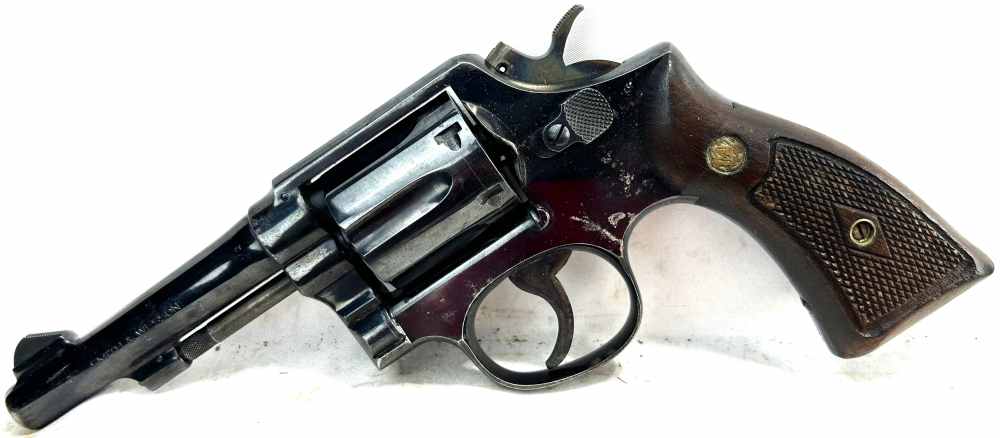 ‘61-’62 Smith & Wesson Mdl 10-2 4" Barrel 38 Special Revolver – USED 71962-img-1