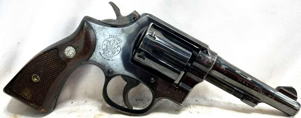 ‘61-’62 Smith & Wesson Mdl 10-2 4" Barrel 38 Special Revolver – USED 71962-img-0