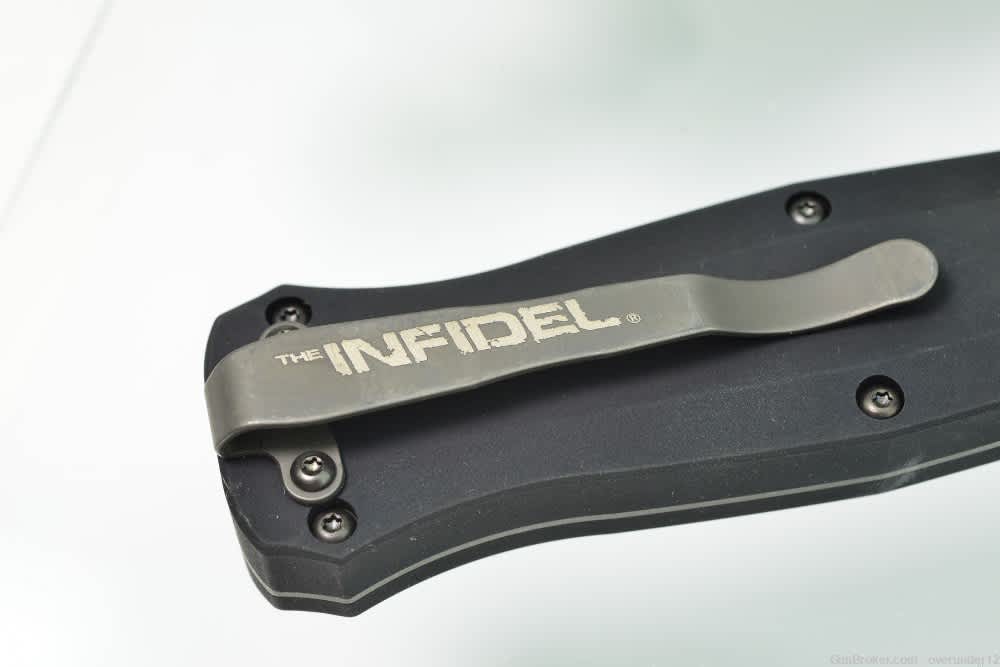 Benchmade 3300BK Infidel Tactical AUTO OTF Knife D2 with sheath AUTHENTIC -img-7