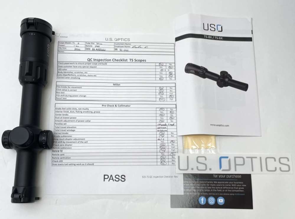 N.O.S. U.S. Optics Model TS-6X FPP 1-6x24mm Side Focus 30mm Tube Scope-img-5