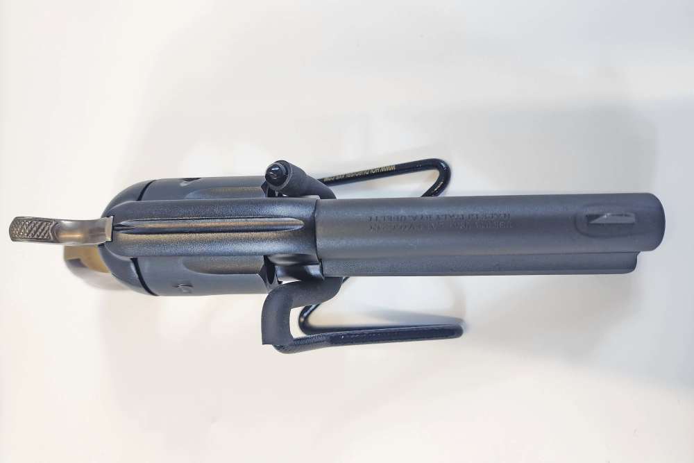 Uberti 1873 Cattleman Hombre .45 LC SAA – Matte Black & Brass-img-3