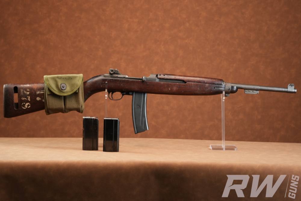 WWII QUALITY HARDWARE M1 CARBINE .30 CAL UNDERWOOD 10-43 USGI 3 MAGS-img-17