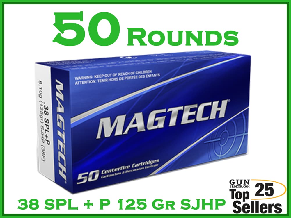 Magtech 38 Special + P 125gr SJHP 50ct 38F-img-0
