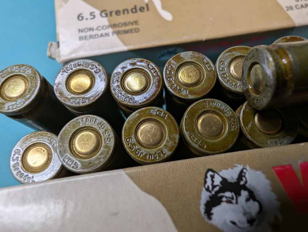 Wolf 6.5 Grendel 100gr FMJ 240 rounds TWELVE boxes-img-2