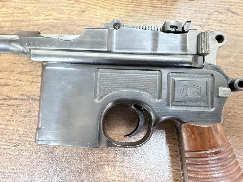 Mauser C96 – 1930 Commercial Broomhandle – 7.63x25mm – Original Finish-img-1