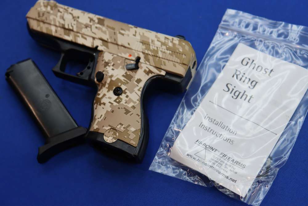 HI-POINT Model C9 Pistol 9MM Compact 3.5" Ghost Ring DESERT DIGITAL CAMO SA-img-11
