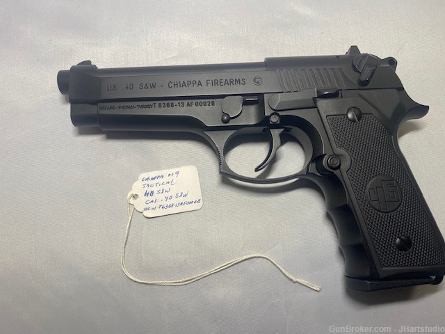 Chiappa Firearms M9 .40 caliber Pistol in box with 2 mags!-img-8