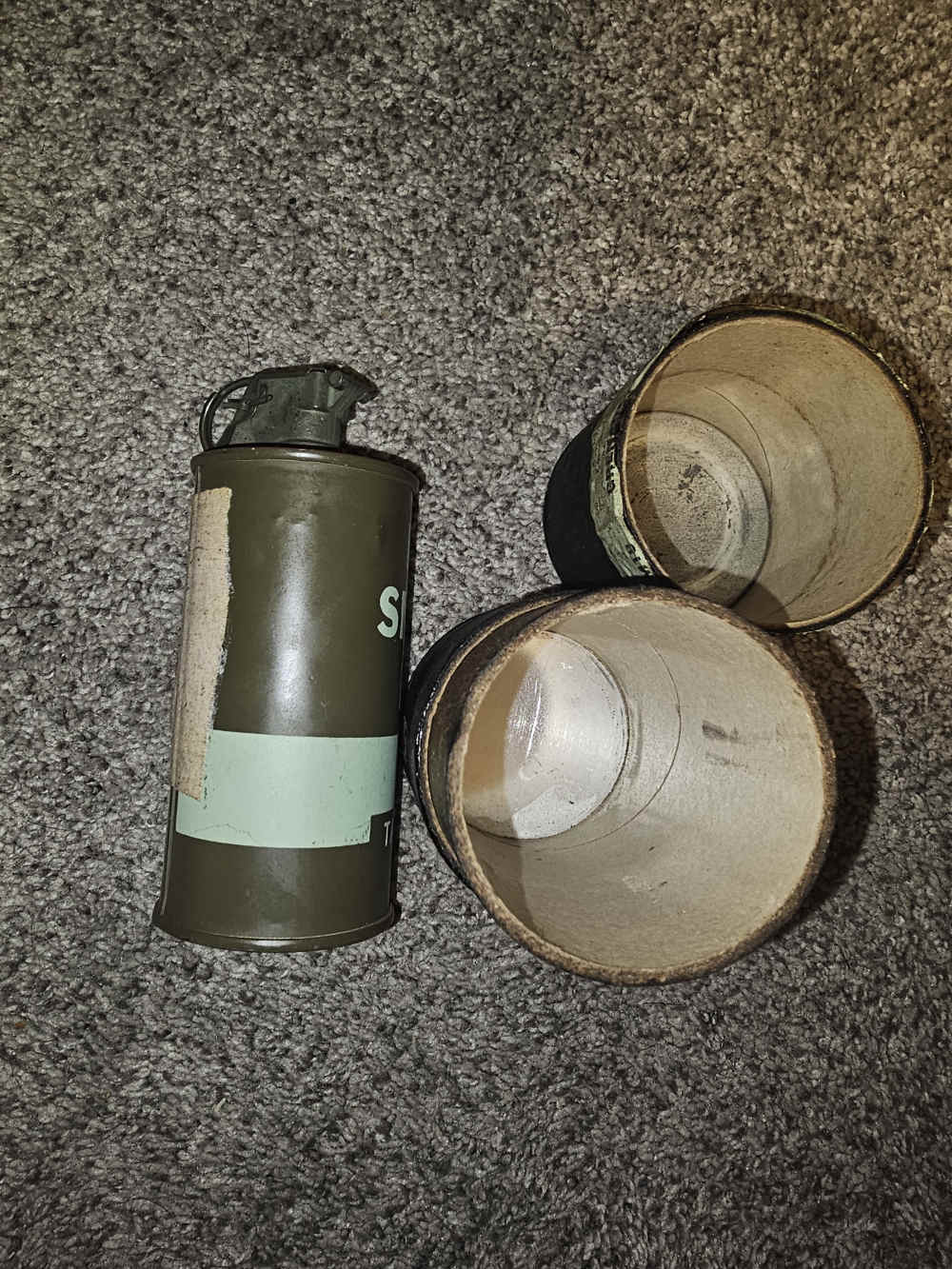 Live M18 Red Smoke Hand Grenade -img-3