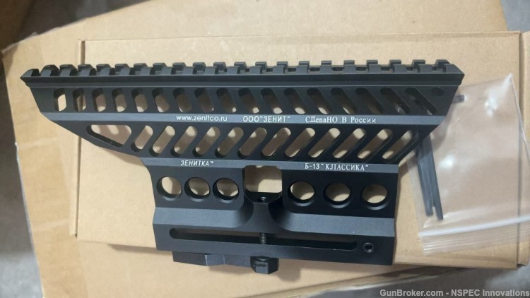 Zenitco B-13 AK AK47 Scope Mount Side Rail B13 Clone-img-6