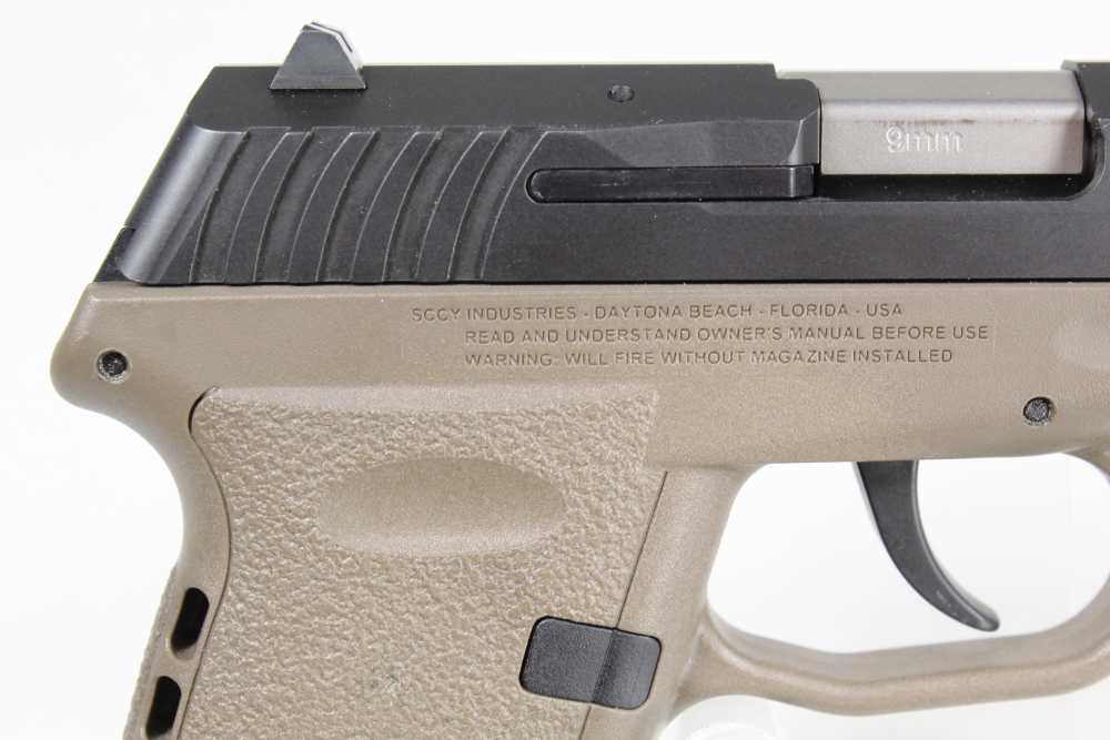 Sccy CPX-2 9mm Sub Compact Semi Auto Conceal Carry Pistol w/ FDE Frame-img-4