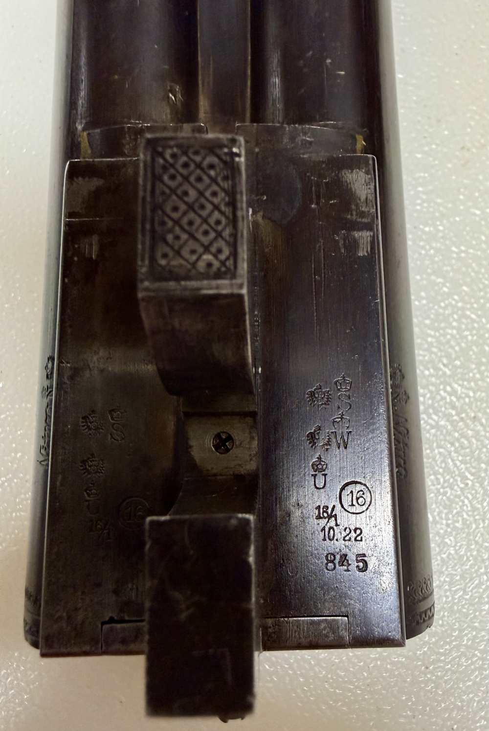 Pre-WWII German made 16ga Side by Side Shotgun-img-10
