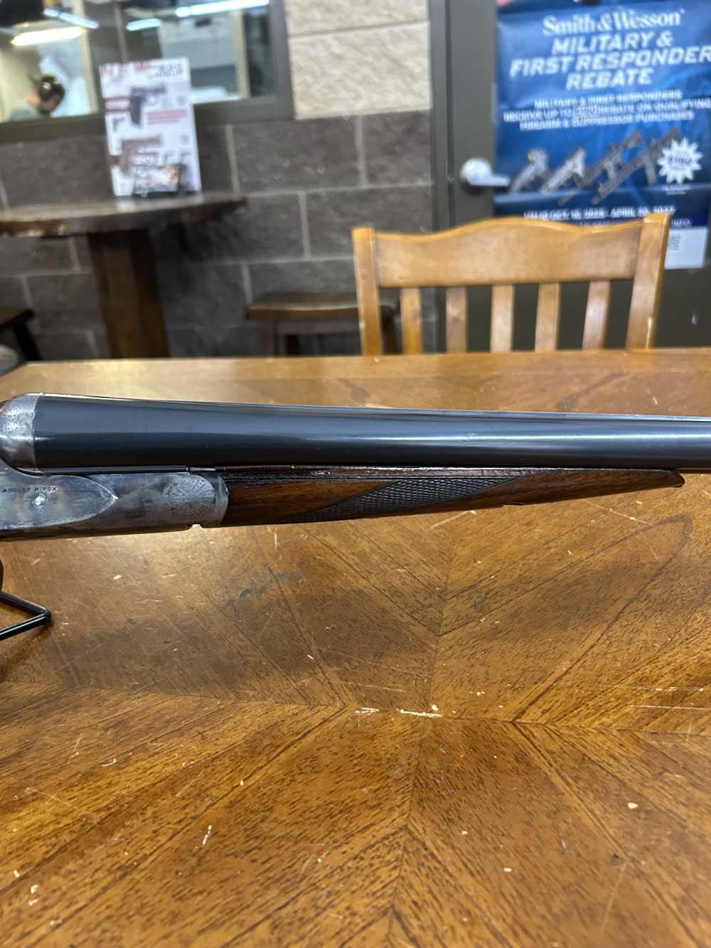 AH FOX 1910 12 GA A GRADE 28” SXS SHOTGUN ANSLEY H FOX-img-4