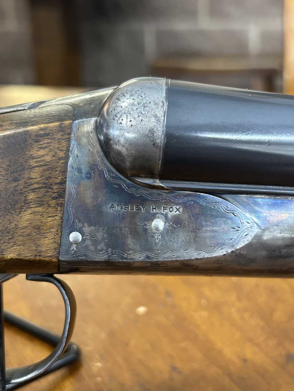 AH FOX 1910 12 GA A GRADE 28” SXS SHOTGUN ANSLEY H FOX-img-12