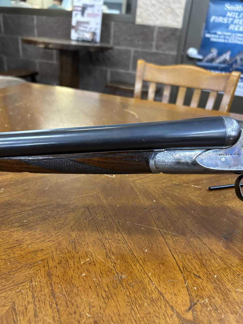 AH FOX 1910 12 GA A GRADE 28” SXS SHOTGUN ANSLEY H FOX-img-9