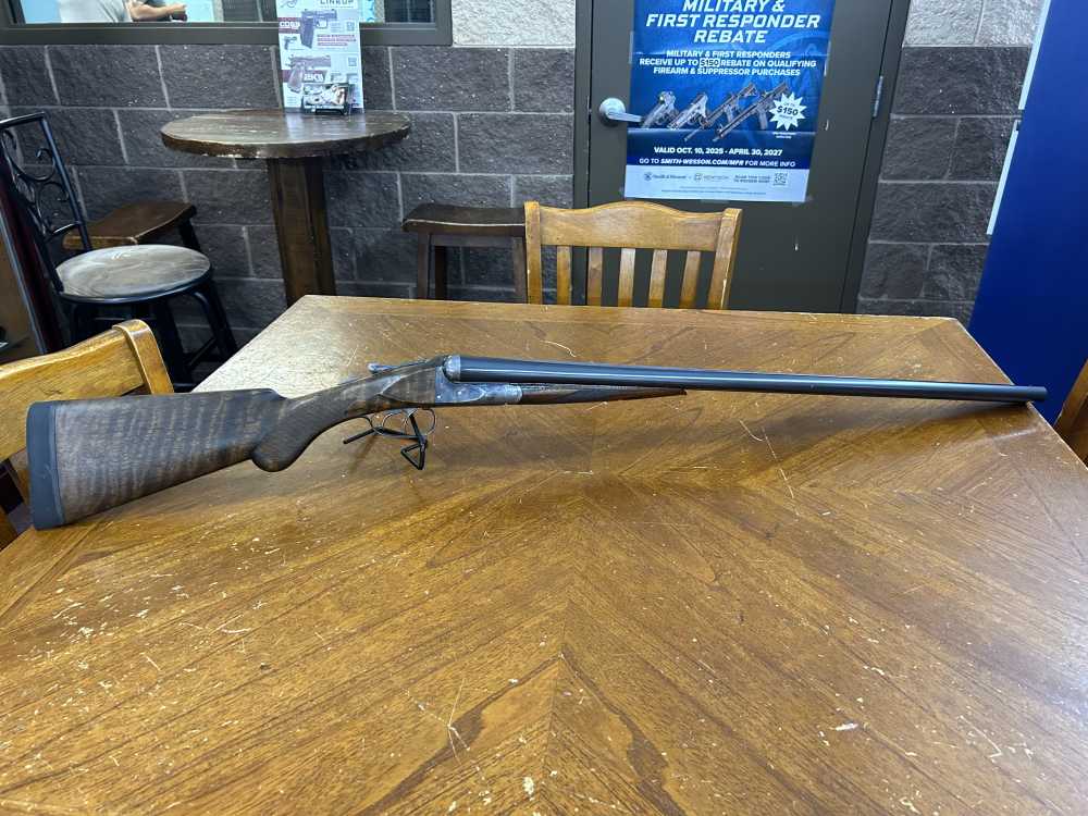 AH FOX 1910 12 GA A GRADE 28” SXS SHOTGUN ANSLEY H FOX-img-0