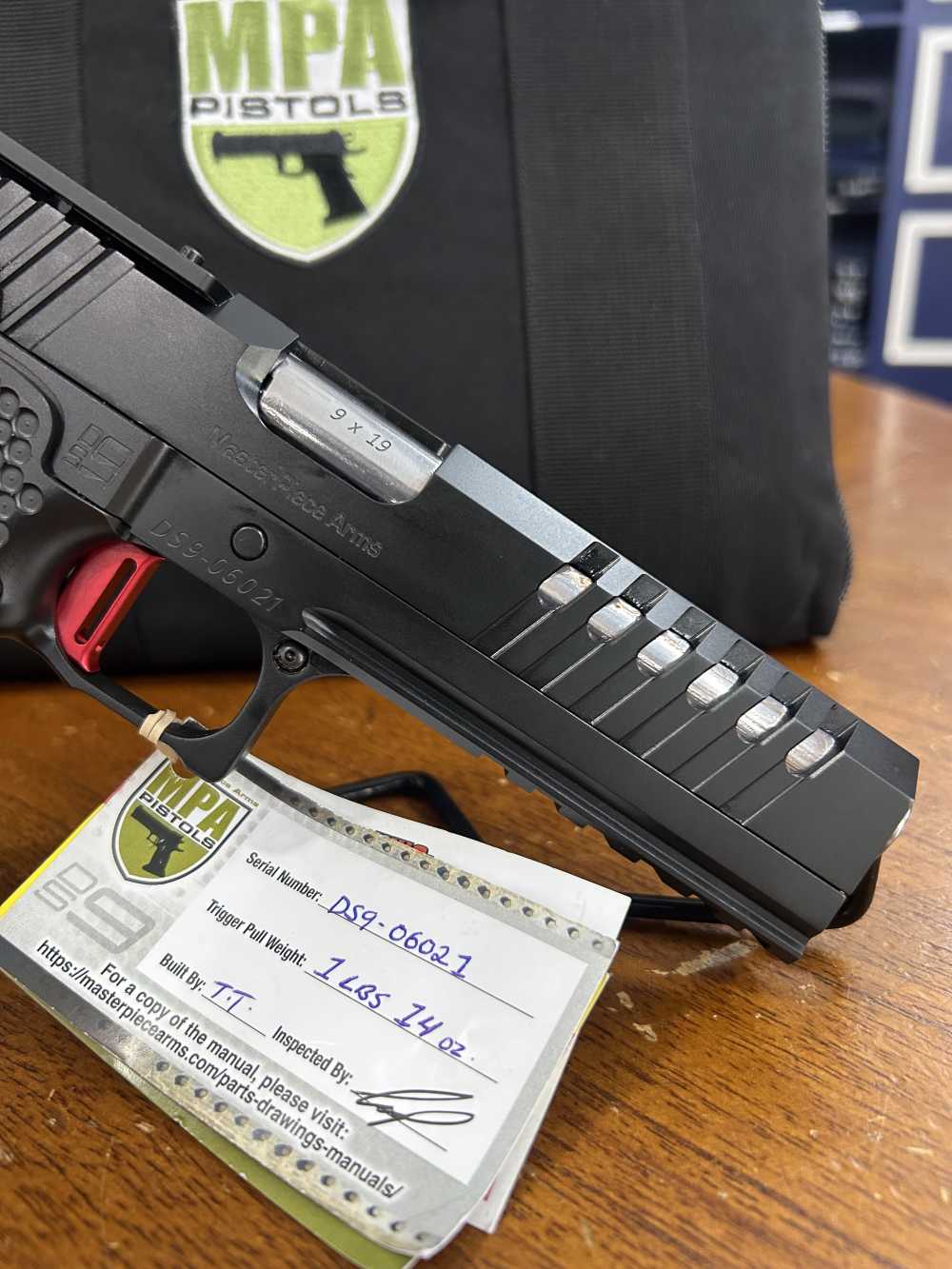 NEVER FIRED MASTER PIECE ARMS DS9 LOC 9MM 2011 MPA-img-5