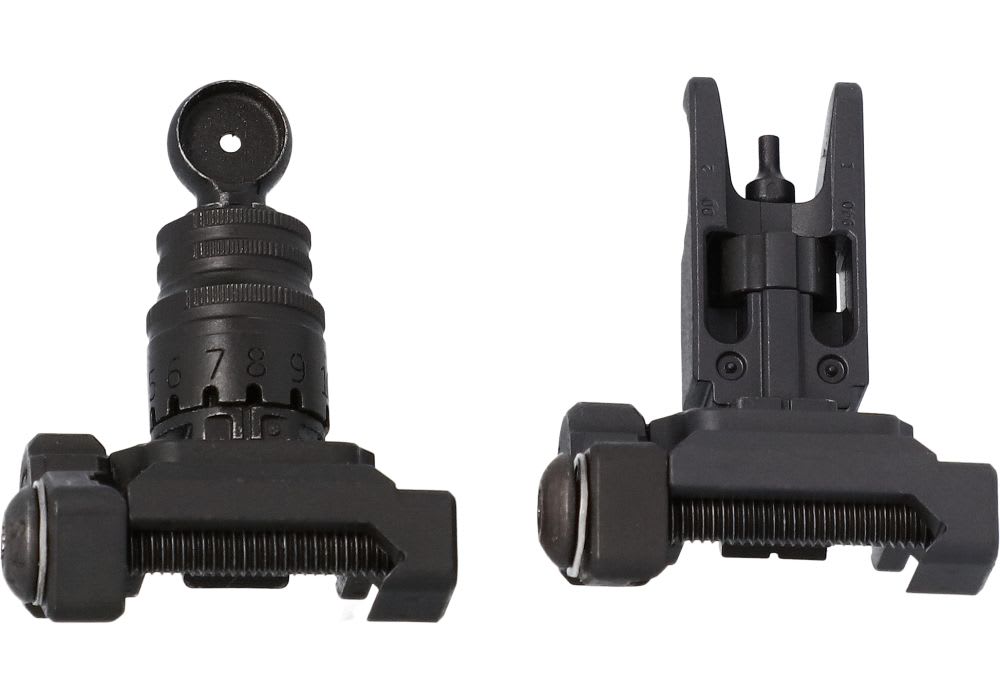 Sig Sauer Premium Folding Sights - (MCX LE models) Steel Iron Sights NEW -img-0