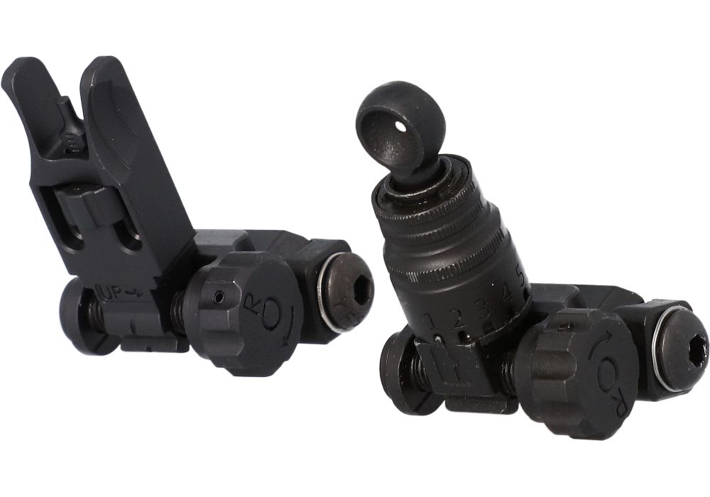Sig Sauer Premium Folding Sights - (MCX LE models) Steel Iron Sights NEW -img-1