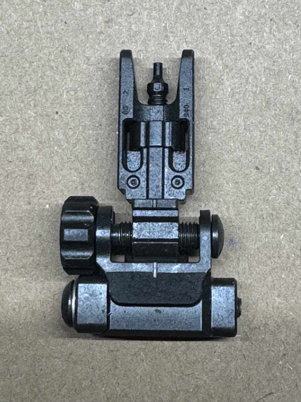 Sig Sauer Premium Folding Sights - (MCX LE models) Steel Iron Sights NEW -img-4