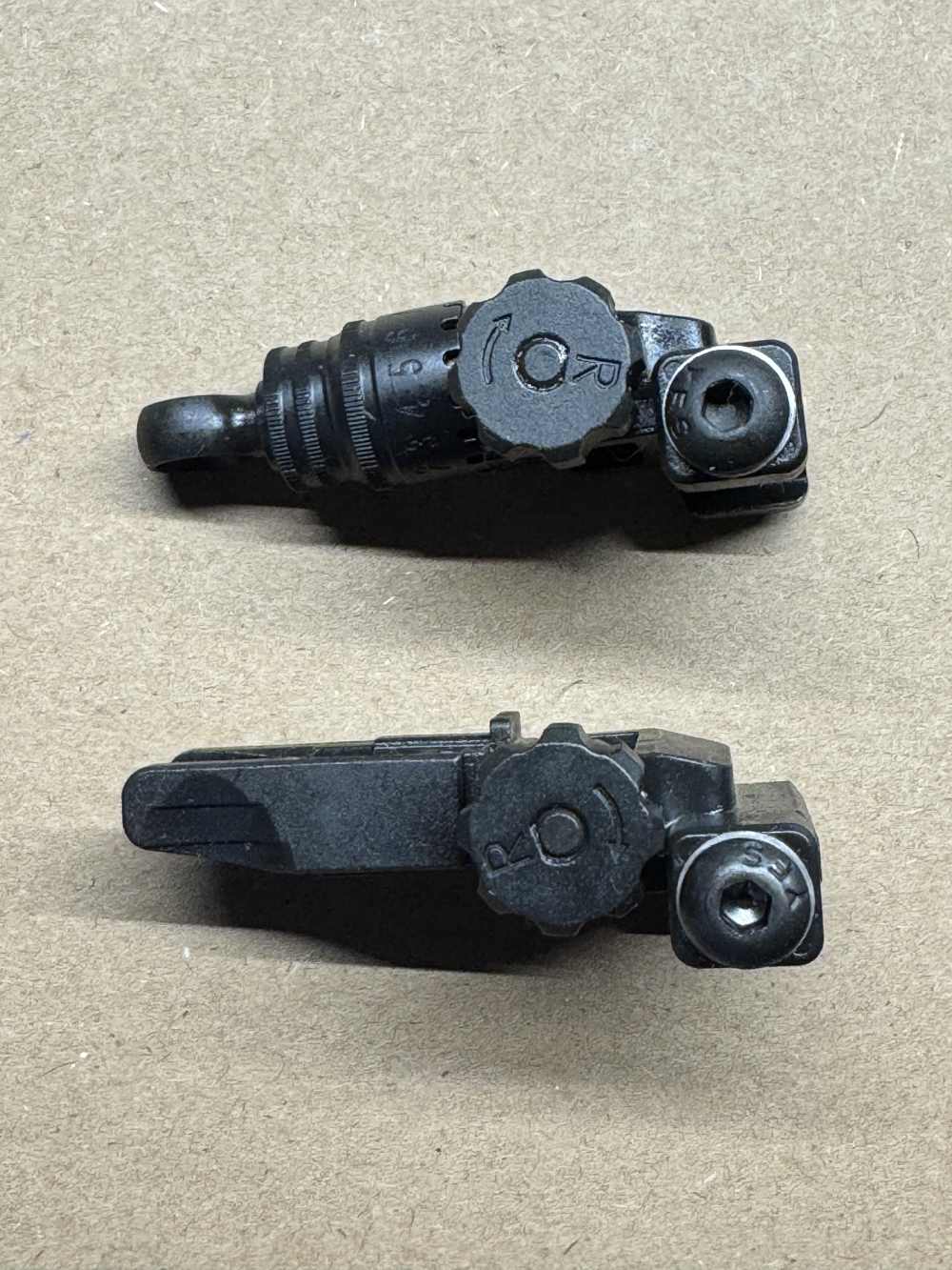 Sig Sauer Premium Folding Sights - (MCX LE models) Steel Iron Sights NEW -img-5
