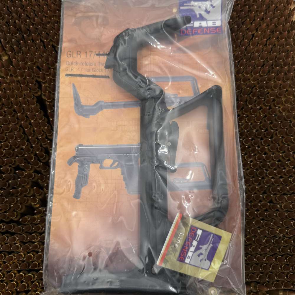 FAB Defense Stock For Gen 3 Glock 17 17L 22 24 31 34 35 SBR Conversion-img-0