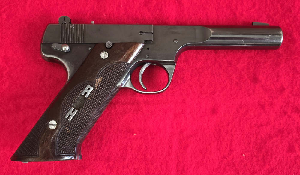 Hi-Standard Model E, .22 LR, 4.5" BBL, C&R-img-1
