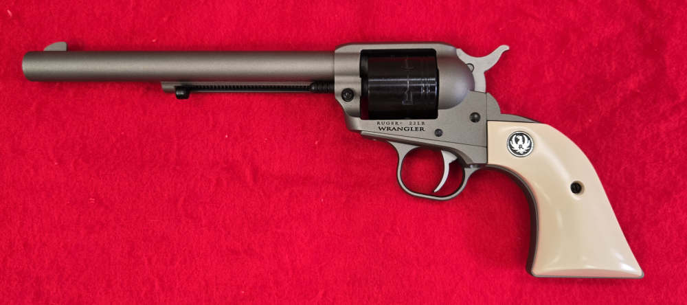 Ruger Wranger, .22LR, 7.5" BBL, Silver Cerakote, 2023 MFG-img-0