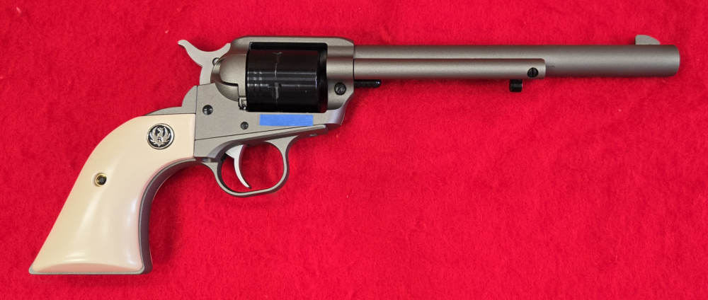 Ruger Wranger, .22LR, 7.5" BBL, Silver Cerakote, 2023 MFG-img-1