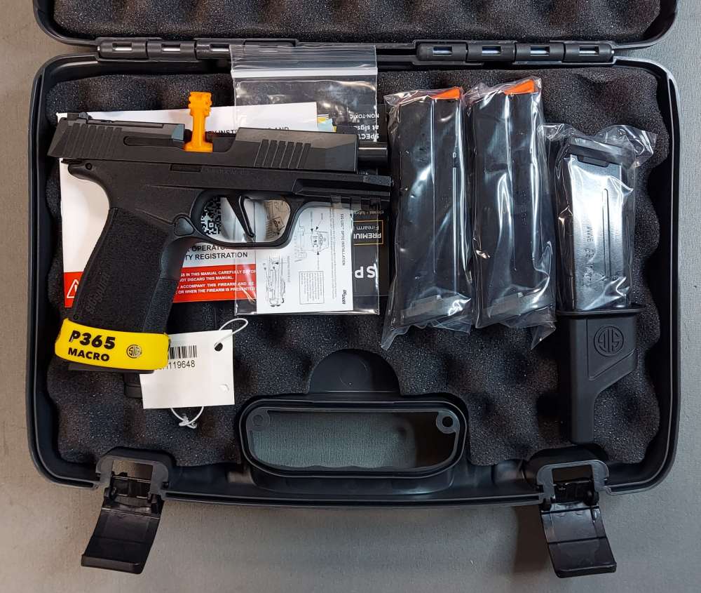 Sig Sauer P365 XMacro TACOPS Semi-Auto Pistol 9mm 3.7" Barrel 17 Rounds-img-5