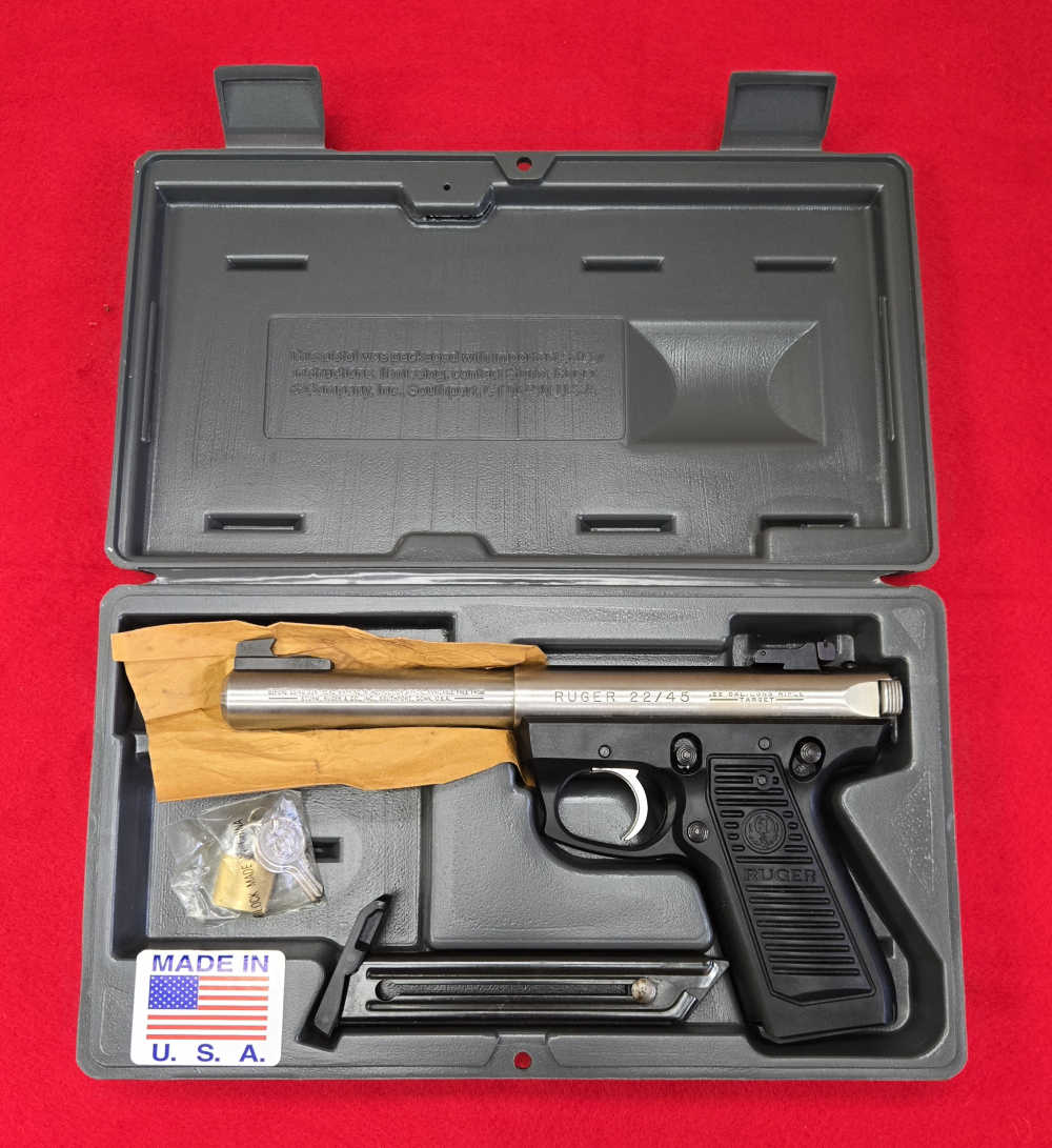 Ruger Mark II 22/45, 22LR, 5.5" BBL, Stainless, 1997 MFG-img-2