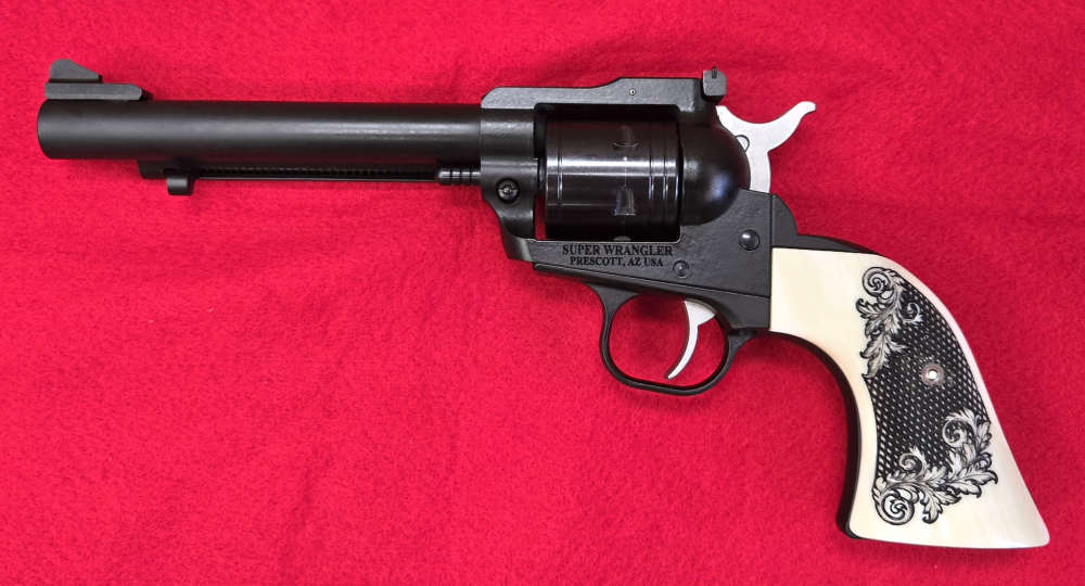 Ruger Super Wrangler, .22LR, 5.5" BBL, Black Cerakote, 2024 MFG-img-0